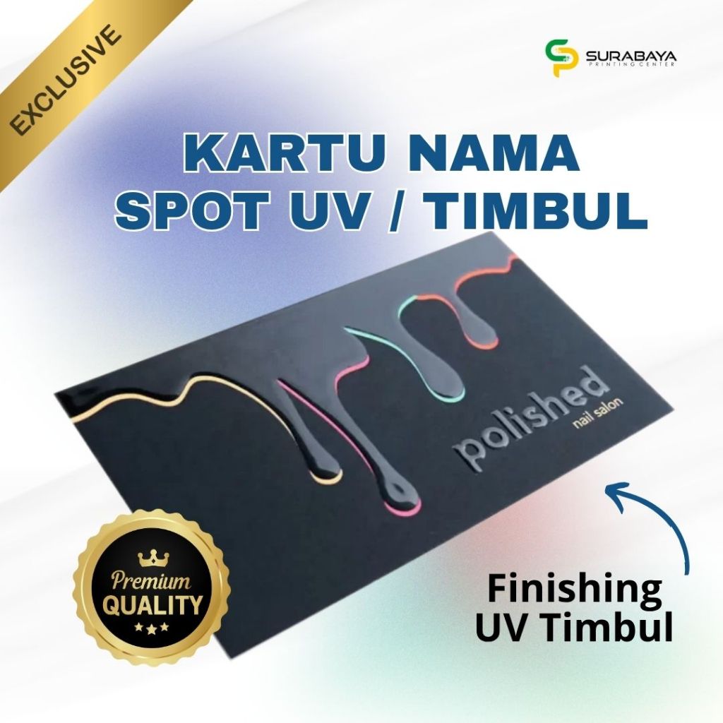 Kartu Nama Spot UV