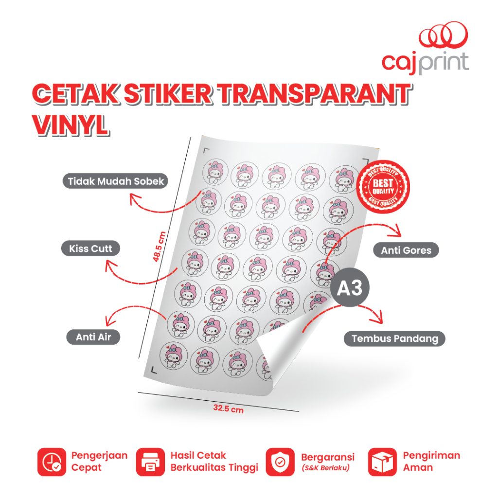 Memilih Bahan Stiker: Vinyl, Kertas, atau Hologram?